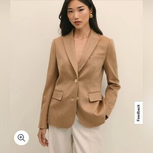 Brooks Brothers BabyCamel Hair Women's Blazer
Size 12
Fabric woven in Italy